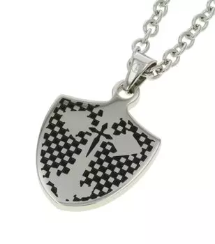 SCUTCHEON Stainless Steel Necklace 26064PSS01 Comes with dedicated BOX and paper bag [Police]