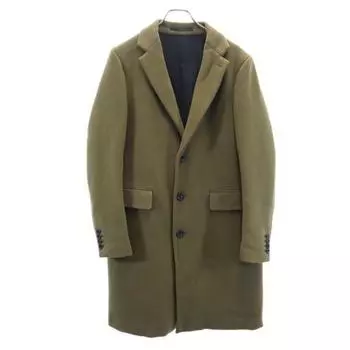SCYE BASICS Made in Japan Cashmere Blend Long coat 40 Khaki Men s Used