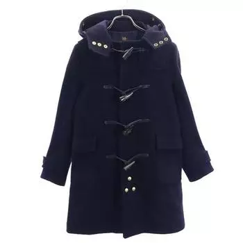 SCYE BASICS Made in Japan Cashmere Blend Duffel coat 38 Navy blue Women Used