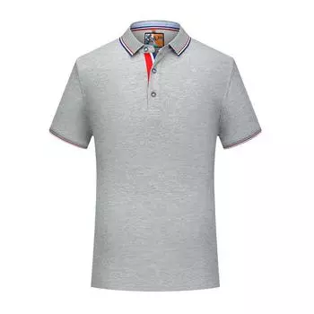 SD 9988 Мужская футболка-поло с короткими рукавами и лацканами