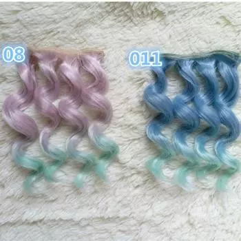 Sd/bjd Куклы Парик Ночная Лилия Лоли Кукла Парик Baby Bobbi Салон Кукла Парик Ряд Волос NO2