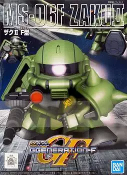 SD Gundam BB Senshi 218 Zaku 2F type plastic model