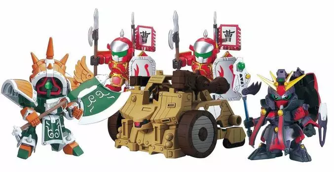 SD Gundam BB Senshi Dian Wei Assimar Jia Xu Ashtalon Siege Weapon Set 6 видов комбинированного оружия Пластиковая модель BAN224031 No.410 & (Часть 1)