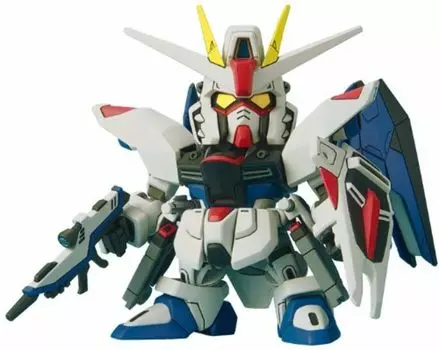 SD Gundam BB Senshi Freedom Gundam Пластиковая модель №257 с цветовой кодировкой