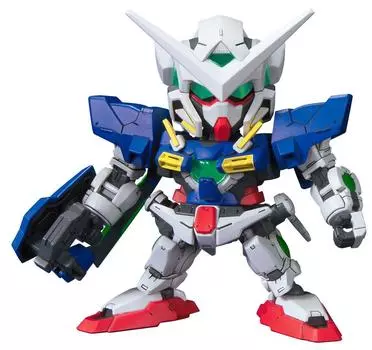 SD Gundam BB Senshi Mobile Suit Gundam 00 Gundam Exia Repair II plastic model (BB Senshi) Color-coded
