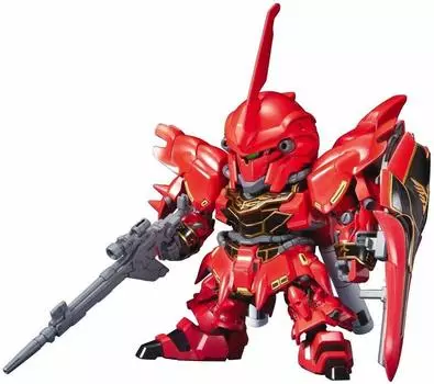SD Gundam BB Senshi Mobile Suit Gundam UC Sinanju пластиковая модель №365 MSN-06S с цветовой кодировкой