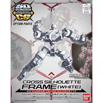 SD Gundam Cross Silhouette Cross Silhouette Рамка пластиковая модель [Белый] Цветовая кодировка