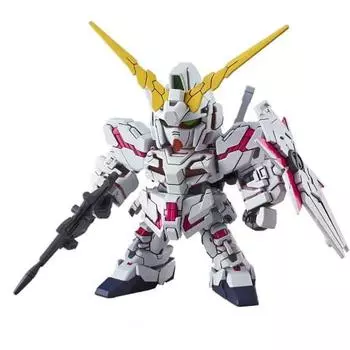 SD Gundam EX Standard 005 Мобильный костюм Gundam UC Unicorn Gundam (Режим уничтожения) Пластиковая модель с цветовой маркировкой.