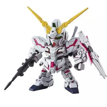 SD Gundam EX Standard 005 Мобильный костюм Gundam UC Unicorn Gundam (Режим уничтожения) Пластиковая модель с цветовой маркировкой.