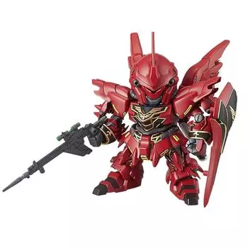 SD Gundam EX Standard Mobile Suit Gundam UC Sinanju Color-coded plastic model