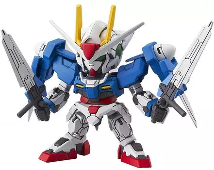 SD Gundam EX Стандартный мобильный доспех Gundam 00 00 Gundam Цветная пластиковая модель