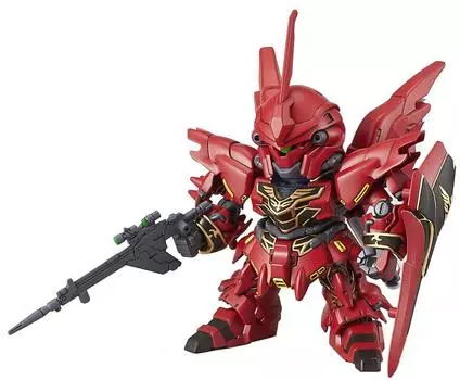 SD Gundam EX Стандартный мобильный костюм Gundam UC Sinanju пластиковая модель с цветовой кодировкой