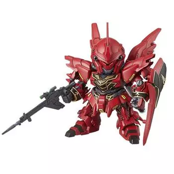 SD Gundam EX Стандартный мобильный костюм Gundam UC Sinanju пластиковая модель с цветовой кодировкой