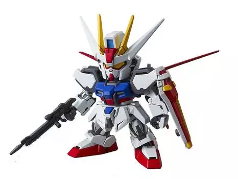 SD Gundam EX Стандартный мобильный костюм Gundam SEED Ale Strike Gundam Пластиковая модель с цветовой кодировкой