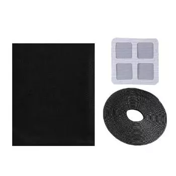 Сделай сам антимоскитная сетка от насекомых, оконная сетка с самоклеящимися полосками чёрный