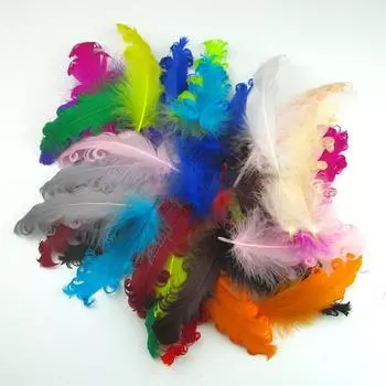 Сделай сам, белые большие развевающиеся перья ручной работы, аксессуары, аксессуары, шапки, одежда, аксессуары для багажа 50pcs белый