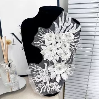 Сделай сам, цветная нашивка из бисера, вышитая вручную, нашивка для одежды, аппликация из стразов для одежды, шитье фиолетовый