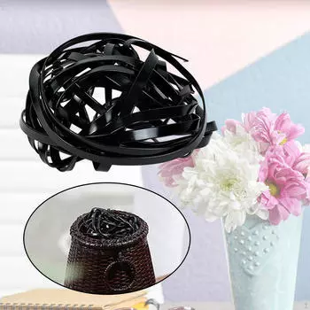 Сделай сам Цветочная Лягушка Икебана Настольная Флористическая Ваза Наполнитель Фиксация Растений Скручивающаяся Цветочная чёрный