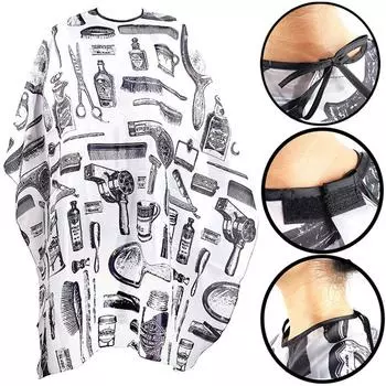 Сделай сам для стрижки волос накидка с зонтиком салон парикмахерская и домашние стилисты, использующие белый