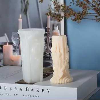 Сделай сам Европейский цилиндр ароматизированная свеча силиконовая форма простые формы колонны изготовление свечей ручной подарочный шлифовальный инструмент украшение дома