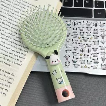 Сделай сам мультяшная расческа с воздушной подушкой массажная портативная расческа и зеркало расческа все в одном