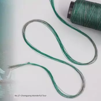 Сделай сам Ожерелье с кулоном градиентного цвета на вощеном шнурке 27th-Chongyang Wonderful Tour A31