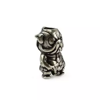 Сделай сам Подвеска-бусина в виде ножа для маленькой собаки Винтажная латунь Медь Паракорд