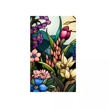 Сделай сам ПВХ Статическая наклейка на окно 45смx100см Цветная пленка для стекла окна Обновление мебели Style 5