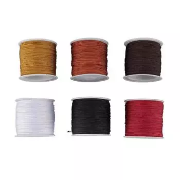 Сделай сам, ручная работа, бисерный шнур, ювелирные изделия, шнур 0,8 мм, китайский узел, шнур для браслета дружбы, рождественская елка