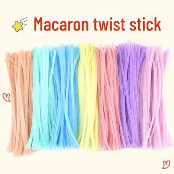 Сделай сам шерстяная палочка-крутилка для детского сада - обучающее ручное плюшевое ремесло для детей