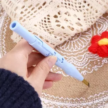 Сделай сам шерстяной войлок ремесло ткачество ковер крючок игла для вышивки толстая латунная игла прокалывание инструменты