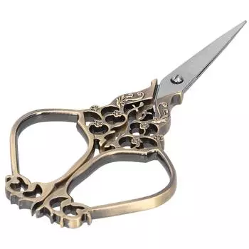 Сделай сам швейные ножницы вышивка винтажная классическая игла художественная работа коллекция ремесел бронза бронзовый