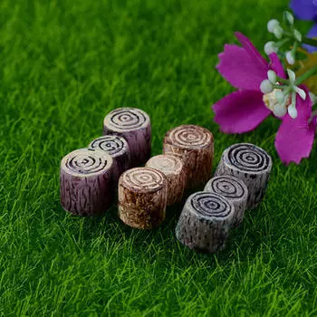 Сделай сам сказочный сад миниатюрный смоляной пень мостик микро ландшафтный декор