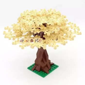 Сделай сам Строительные блоки Садовые растения Дерево 7 цветов Развивающие Креативные Фигурки Кирпичики Размер Совместимый с брендами Игрушки для детей