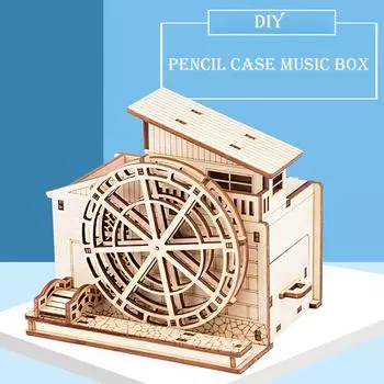 Сделай сам своими руками пианино музыкальная шкатулка креативный пенал музыкальная шкатулка головоломка украшение стола собранная игрушка подарок на день рождения