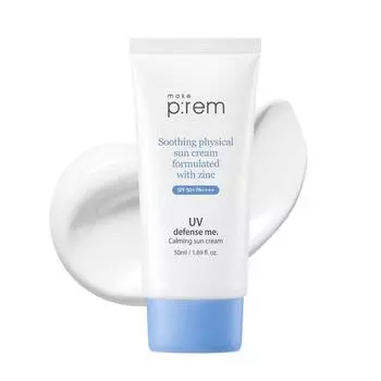 Сделайте P:REM UV Defense Me Успокаивающий солнцезащитный крем 50 мл (SPF50 +) 1 PCS