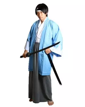 СДЕЛАЙТЕ ВЕСЕЛЫЙ костюм для косплея Shinsengumi (XL) синий