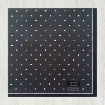 Сделанный в Японии хлопковый впитывающий пот деловой носовой платок Dark gray background color