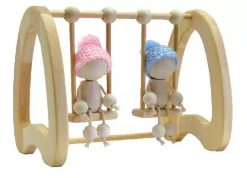 Сделано в Японии, деревянная игрушка-качели для лучшего друга HUG Potts Handmade HUG