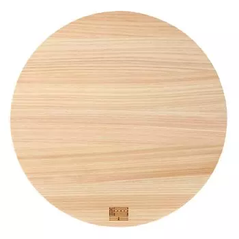 Сделано в Японии Круглая разделочная доска Хиноки Маленький диаметр 27 x 2 см Разделочная доска Mainata Хиноки [Hinoki King] [Деревянный Хиноки]