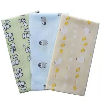 Сделано в Японии Мягкое марлевое полотенце Tenugui Cute Gauze Towel Cotton Chick 3 100% (A.Панда, Пингвин, штук)