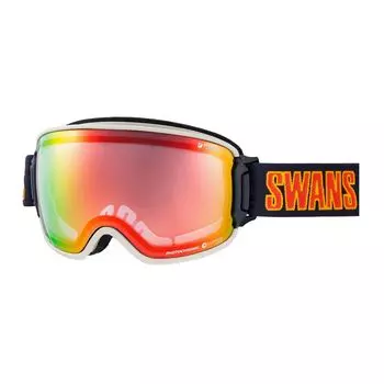 Сделано в Японии Очки для сноуборда Совместимые очки RIDGELINE Зеркало MIT с затемнением IVO MIT Красное зеркало x Светло-дымчатое затемнение Очки для сноуборда