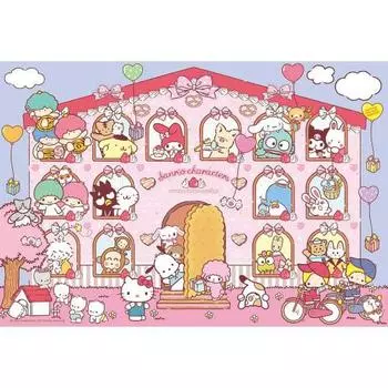 [Сделано в Японии] Пазл Beverly из 300 деталей Sanrio Characters Sweets House (26 х 38 см) 83-120