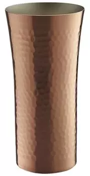 Сделано в Японии Пивной стакан Tsubame Takumi 400 мл, кованый из чистой меди, произведен в городе Цубаме, префектура Ниигата, HB-7474 коричневый