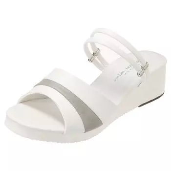 Сделано в Японии Плиссированные сандалии Детская модель Офис Офис Легкие белые с серым 165513A [Детская] 21.5