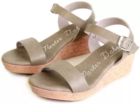 Сделано в Японии Сандалии на толстой подошве Толстая подошва Удобные в носке IM92070 Дубовый средний [Paltier Daball] 5,5 см Женские