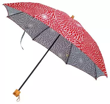 Сделано в Японии, складной зонт Isago Pattern 50 см, для солнечных и дождливых дней, двухъярусный складной зонт Furoshiki с японским узором, защита от ультрафиолета