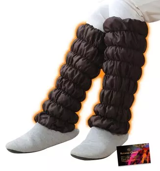 Сделано в Японии Специальный материал Длинные инфракрасные гетры Защита от холода Очень теплые Защита от холода Защита от холода Защита от холода коричневый