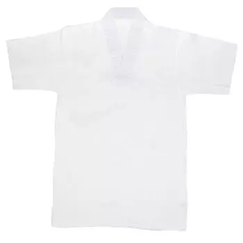 Сделано в Японии Tenjiku Cotton Washable Summer Undershirt Tailored [KYOETSU] Мужская футболка, Шелк, Однотонная, (L) белый