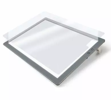 Сделано в Японии Tritec Tracing Stand Treviewer LED A3 Тонкий 8 мм 7 уровней затемнения Защитный лист в комплекте A3-500-01